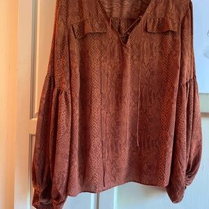 Worthington Terracotta Blouse